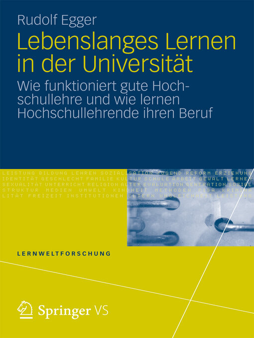 Title details for Lebenslanges Lernen in der Universität by Rudolf Egger - Available